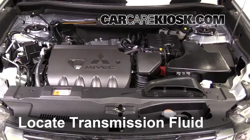 2016 Mitsubishi Outlander SE 2.4L 4 Cyl. Transmission Fluid Check Fluid Level